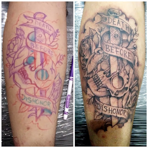 Explore tattoo ideas outline, creative tattoo ideas in Roanoke, available at RailYard INK