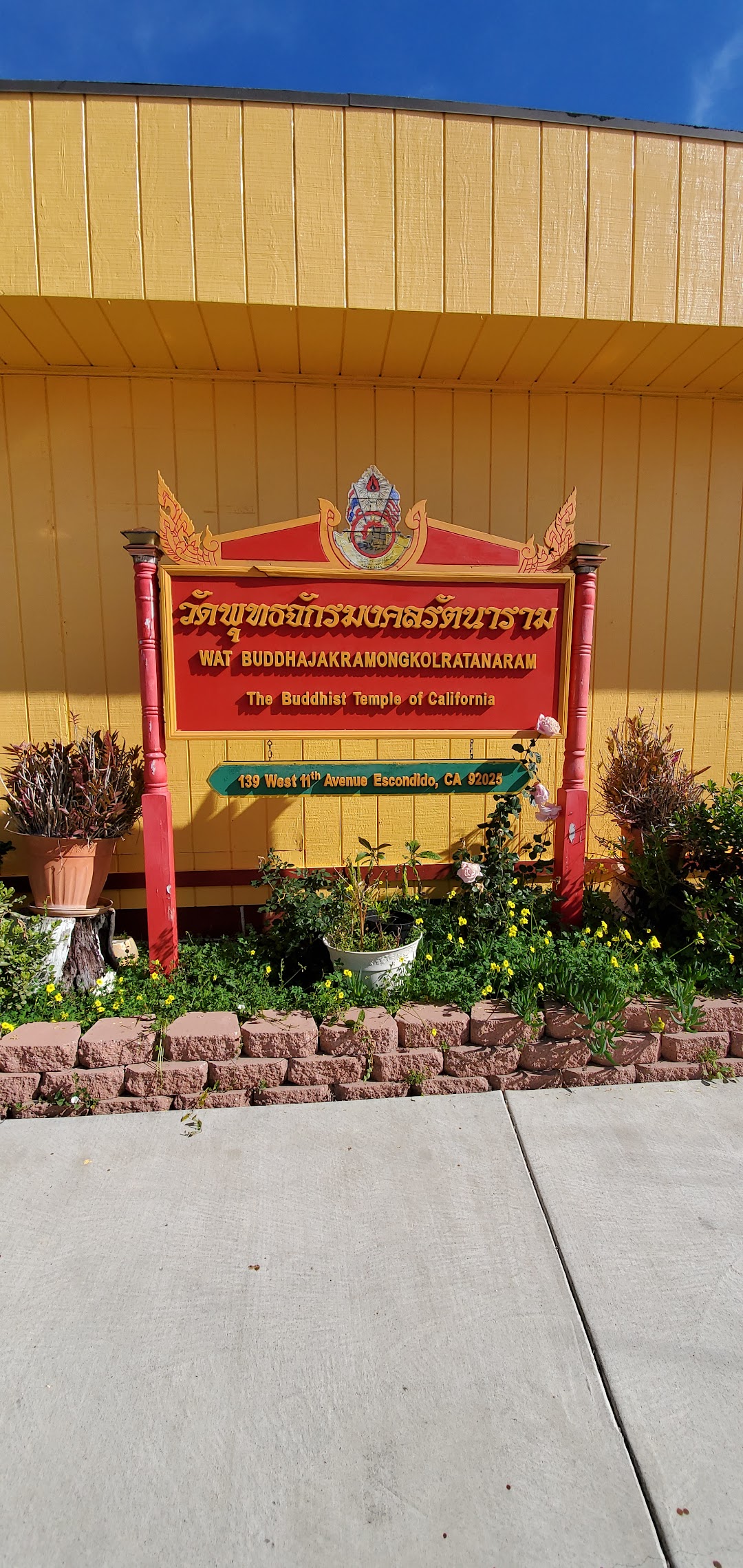 Thai Buddhist Temple of CA