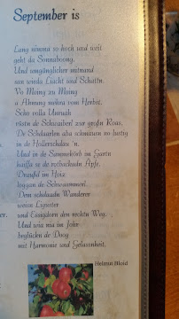 Menu du Bärenstub'n à Bad Feilnbach