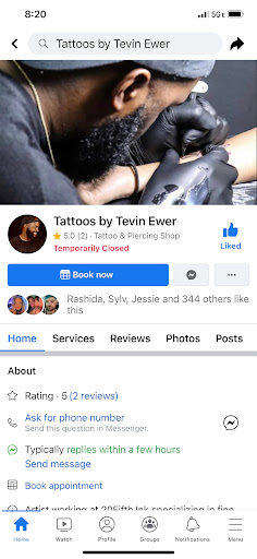 Explore iris tattoo ideas, creative tattoo ideas in North Port, available at 20 Fifth Ink