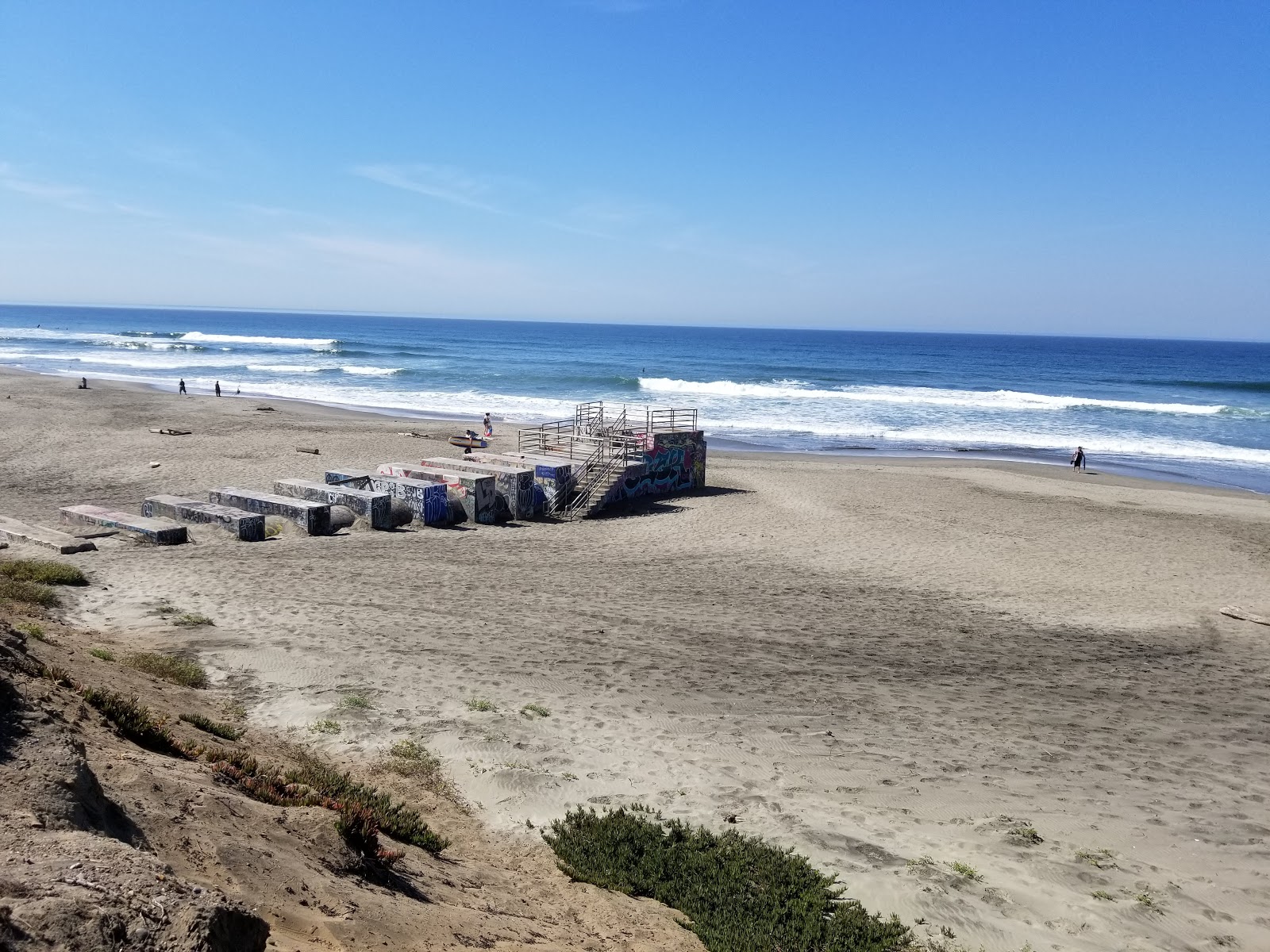 Fotografija Ocean Beach z turkizna voda površino