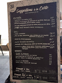 Restaurant Le 31 à Menton (le menu)