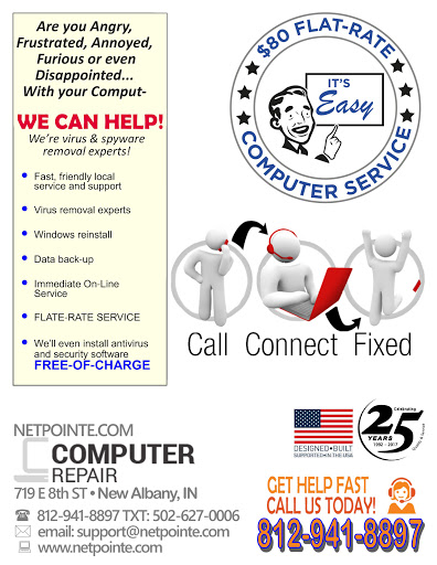 Computer Repair Service «Netpointe.com», reviews and photos, 719 E 8th St, New Albany, IN 47150, USA