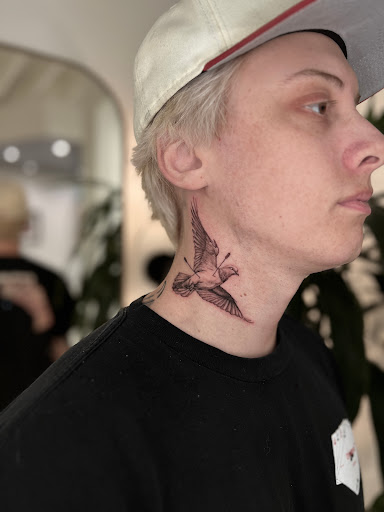 Explore half sleeve tattoo ideas black and grey, creative tattoo ideas in Thousand Oaks, available at MD Tattoo Studio