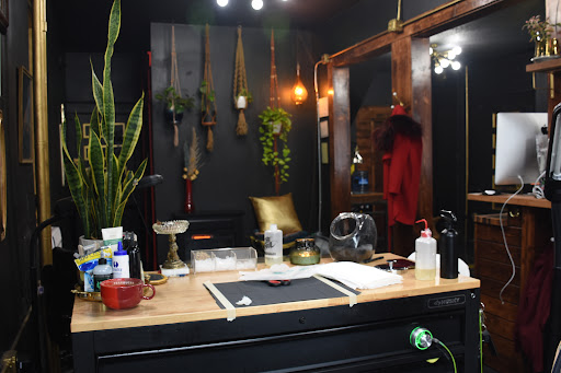 Explore shield maiden tattoo ideas, creative tattoo ideas in Des Moines, available at Black Magic Tattoo