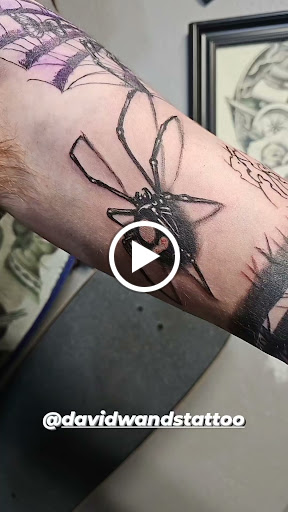 Explore horror movie tattoo ideas, creative tattoo ideas in Phoenix, available at GreyWash Ink Tattoo