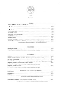 Menu / carte de Le Bout Du Monde à Les Mathes