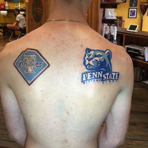 Explore small chicano tattoo ideas, creative tattoo ideas in Pottsville, available at Good Vibrations Ink Tattoo and Body Piercing