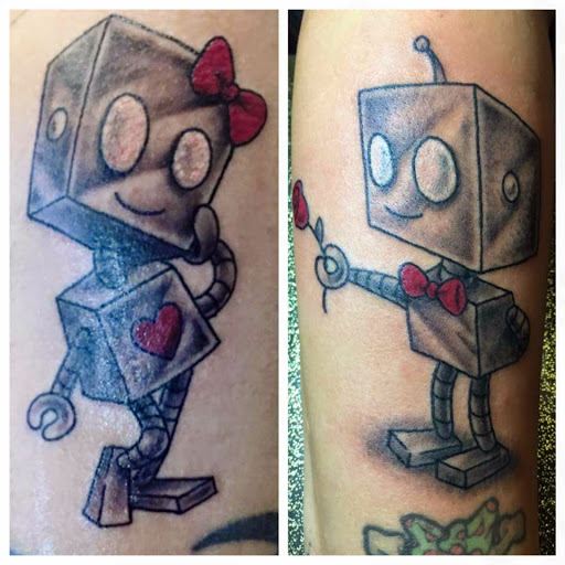 Explore muscle tattoo ideas, creative tattoo ideas in Savannah, available at Tatlyfe Studios