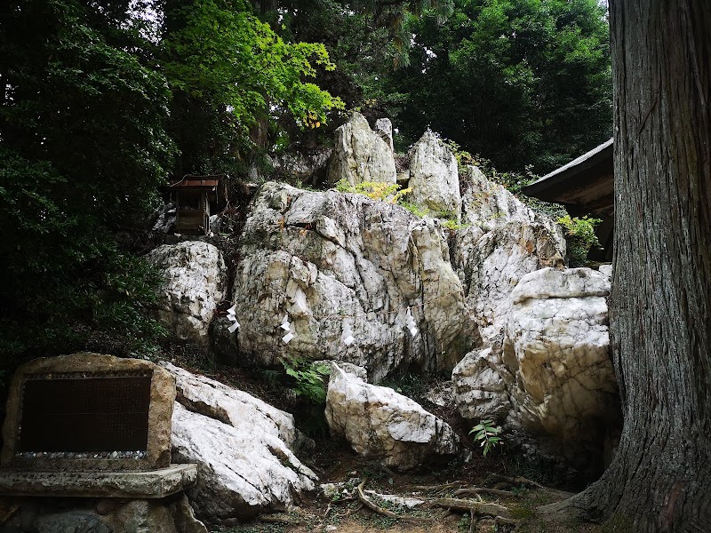 鹿島大神宮のペグマタイト岩脈