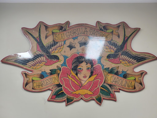 Explore stitching tattoo ideas, creative tattoo ideas in North Charleston, available at Blu Gorilla Tattoo