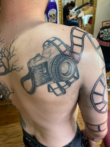 Explore betty boop tattoo ideas, creative tattoo ideas in Hailey, available at Mountain Rose Tattoo Studio