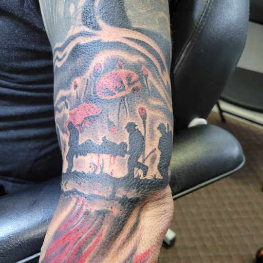 Explore big sis little sis tattoo ideas, creative tattoo ideas in Angola, available at Hoodlum Ink