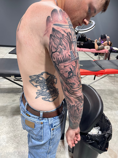 Explore name tattoo ideas chest, creative tattoo ideas in Conroe, available at Monsters Ink, LLC