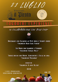 Il Pirata à Marta menu