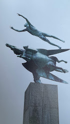 Beeld Pegasus 1949 door Carl Milles