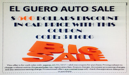 Used Car Dealer «El Guero Auto Sale INC», reviews and photos, 3116 W Rosecrans Ave, Hawthorne, CA 90250, USA