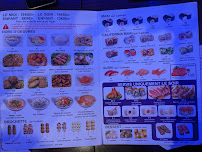 Menu / carte de Sushi Club buffet à volonté à Paris