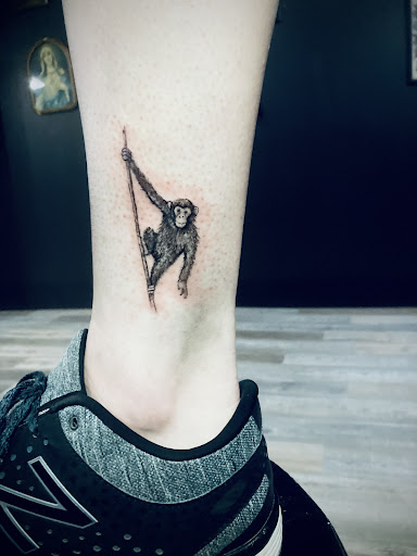 Explore pirate tattoo ideas, creative tattoo ideas in Madison, available at Dark Matter Tattoo Gallery