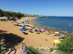 Spiaggia di Marinella'in fotoğrafı düz ve uzun ile birlikte