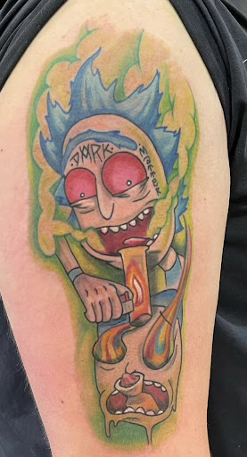 Explore latitude and longitude tattoo ideas, creative tattoo ideas in Conroe, available at Monsters Ink, LLC