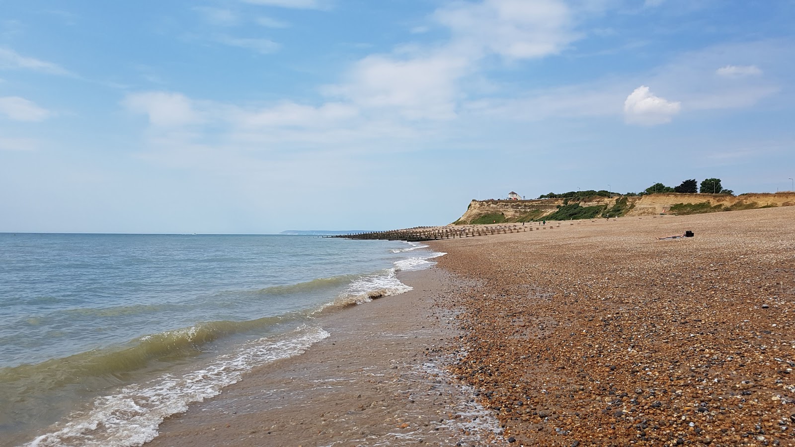 Φωτογραφία του Glyne Gap beach με μπλέ νερό επιφάνεια