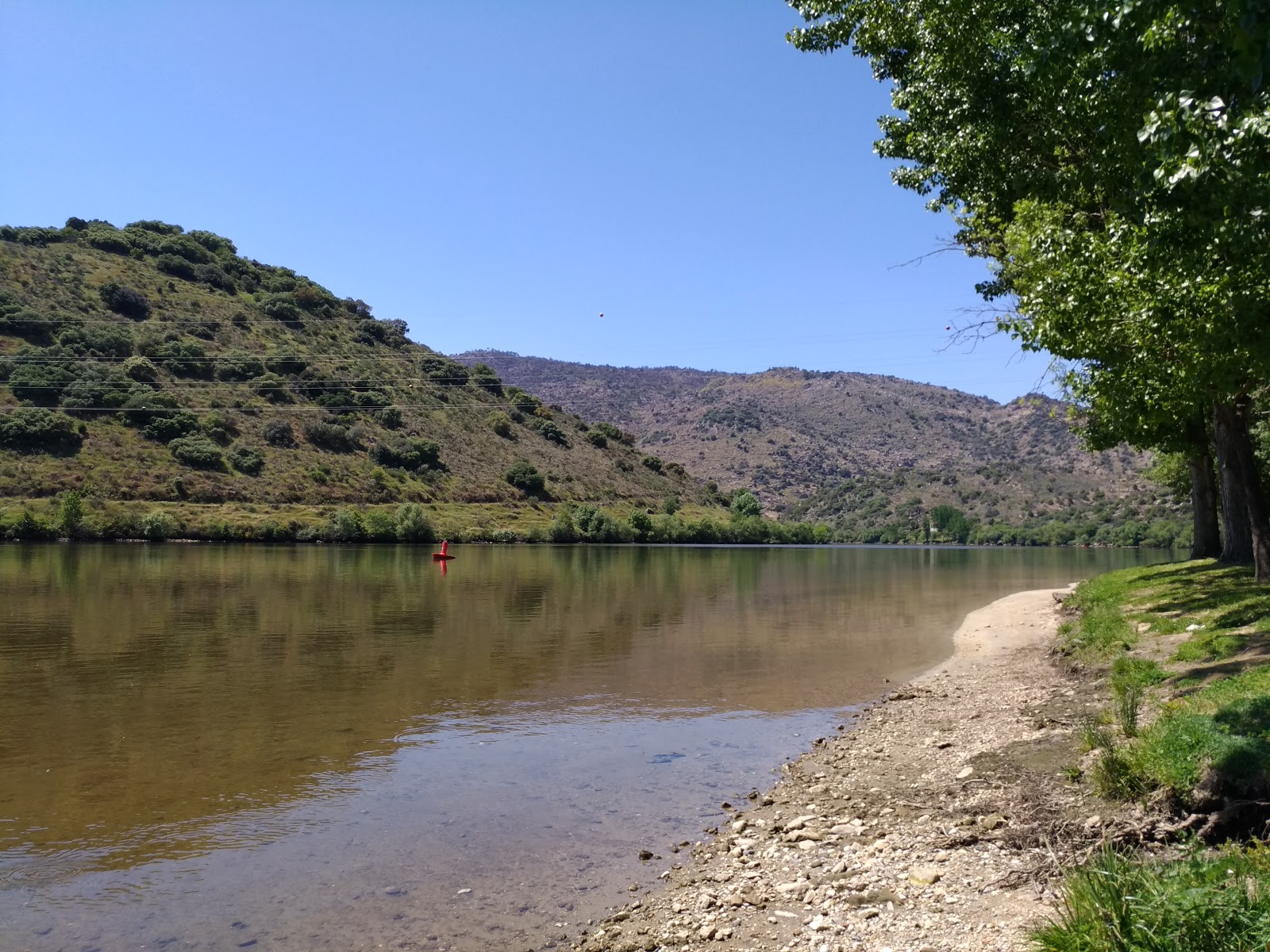 Praia Fluvial Foz do Rio Sabor'in fotoğrafı - rahatlamayı sevenler arasında popüler bir yer