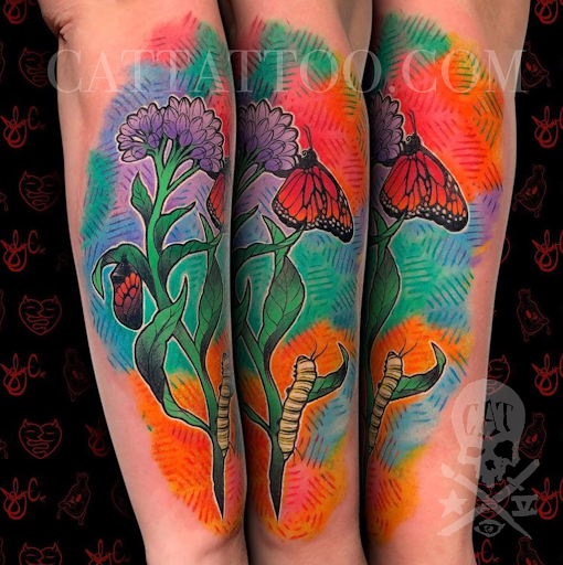 Explore guy side tattoo ideas, creative tattoo ideas in Addison, available at Cat Tattoo