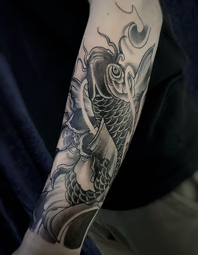Explore generational tattoo ideas, creative tattoo ideas in Houston, available at Black Swan Tattoo Studio