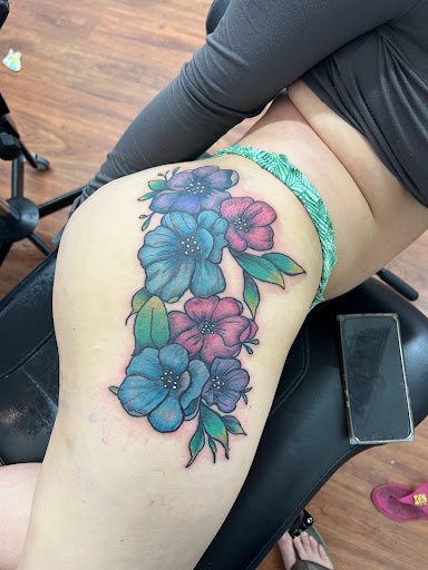 Explore bleach tattoo ideas, creative tattoo ideas in Cocoa, available at Rorschach Tattoo Shop and Piercing Studio