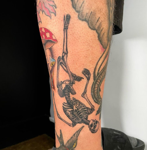 Find cool skull tattoo ideas for your next unique tattoo in Kissimmee at Fallen Sparrow Tattoo Co