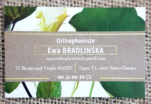 Ewa Bradlinska Orthophoniste