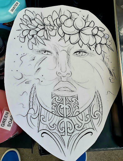 Explore face tattoo ideas male, creative tattoo ideas in Honolulu, available at Sacred Art Tattoo Waikiki