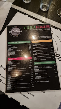 Pizzeria Les Collègues à Cassis (la carte)
