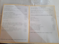 Menu du Ca' Solare à Ro