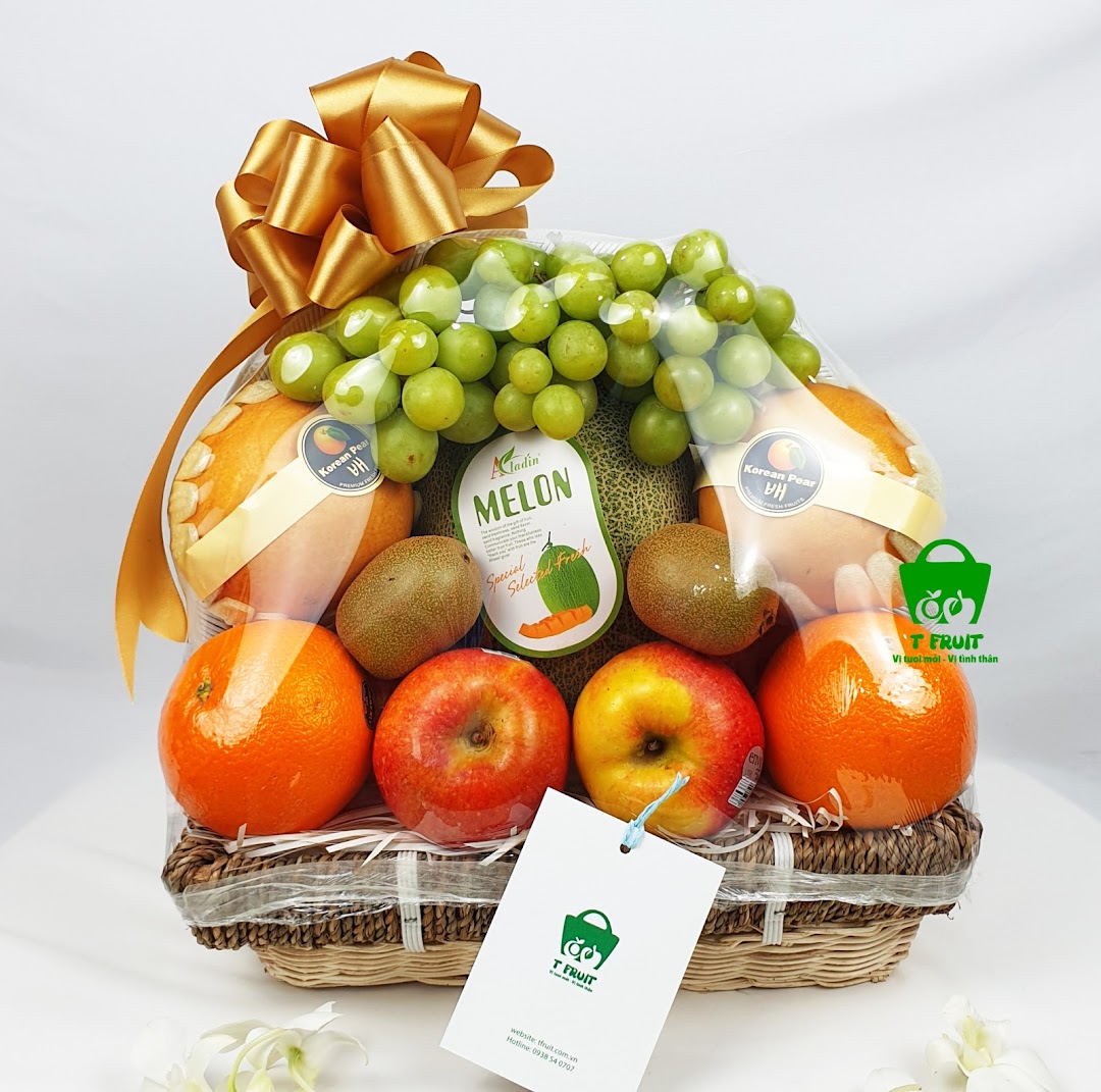 T Fruit - Trái cây nhập khẩu - Giỏ quà trái cây