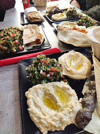Houmous du Restaurant libanais El Berdawni - Traiteur Libanais à Paris - n°8