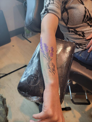 Explore christmas tree tattoo ideas, creative tattoo ideas in Fort Wayne, available at Grade A Tattoos and Body Piercing