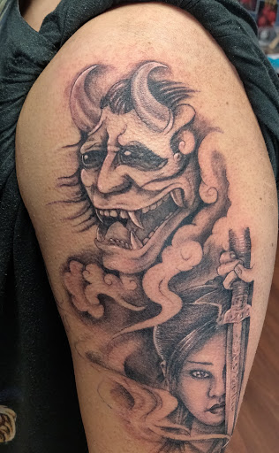 Explore american flag sleeve tattoo ideas, creative tattoo ideas in Los Alamitos, available at Mr. Inkwells Classy Tattoos
