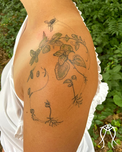 Explore japanese neck tattoo ideas, creative tattoo ideas in Scipio Center, available at Ace of Wands Private Tattoo & Tarot Studio . Appointment Only