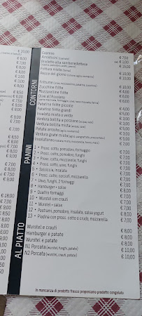 Restaurant Pizzeria Bar San Michele à San Benedetto del Tronto (la carte)