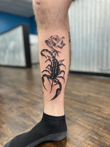 Explore ankle tattoo cover up ideas, creative tattoo ideas in Leesville, available at Integrity Tattoo