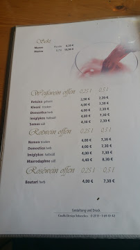Menu / carte de Nefeli Gastro UG à Korschenbroich
