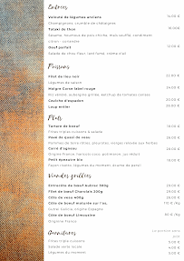 Menu / carte de Maison & Bistrot grand boise à Rousset