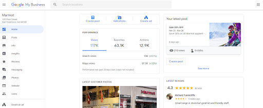 Sportswear Store «Marmot», reviews and photos, 165 Post St, San Francisco, CA 94108, USA