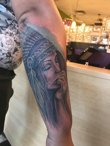 Explore grave tattoo ideas, creative tattoo ideas in Amarillo, available at Music Box Body Art Studio