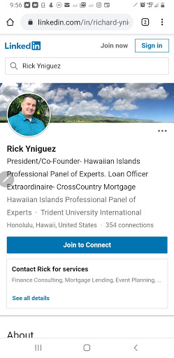 Rick Yniguez - Hawaiian Islands Professional Panel of Experts - LinkedIn