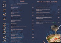 Menu du Saigon Hanoi - Restaurant Vietnamien Paris 11 à Paris