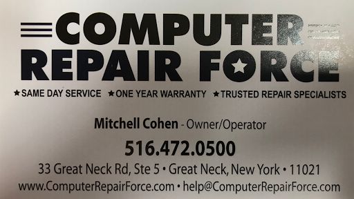 Computer Repair Force, 39 Great Neck Rd, Great Neck, NY 11021, USA, 