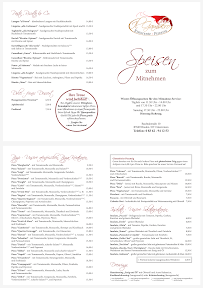Menu du Ristorante Il Gambero à Rieden am Forggensee